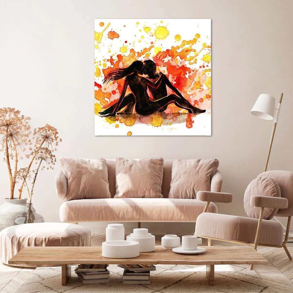 Canvas picture - And There Was Light - 70x70 cm