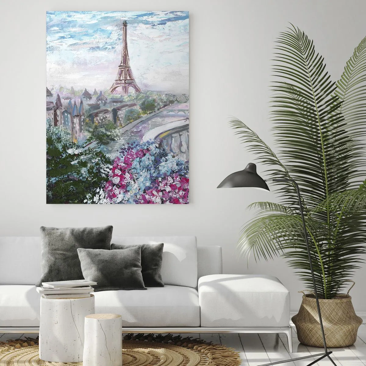 Glass picture - Come Visit in May - 50x70 cm