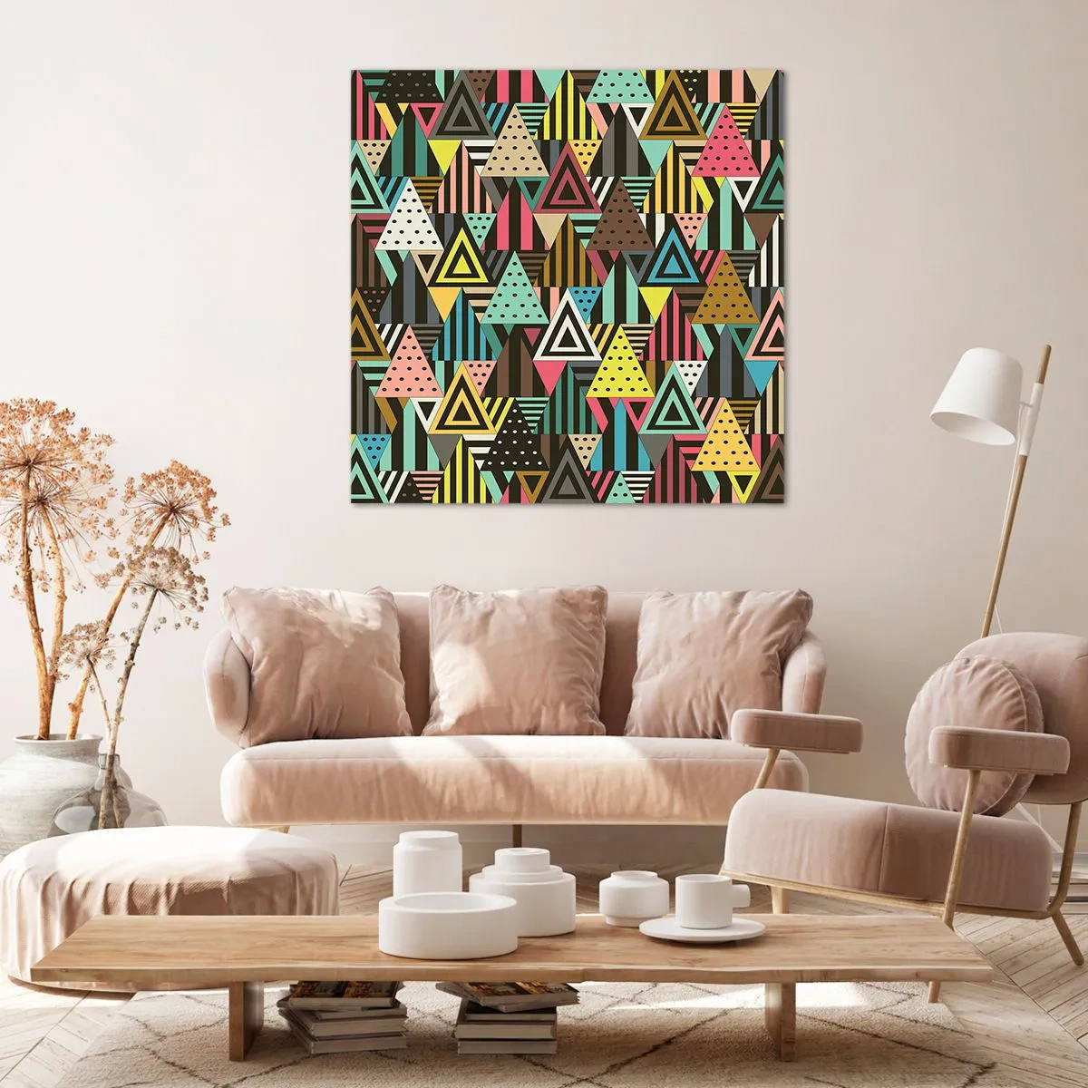 Canvas picture - In Rhythm on Three - 30x30 cm