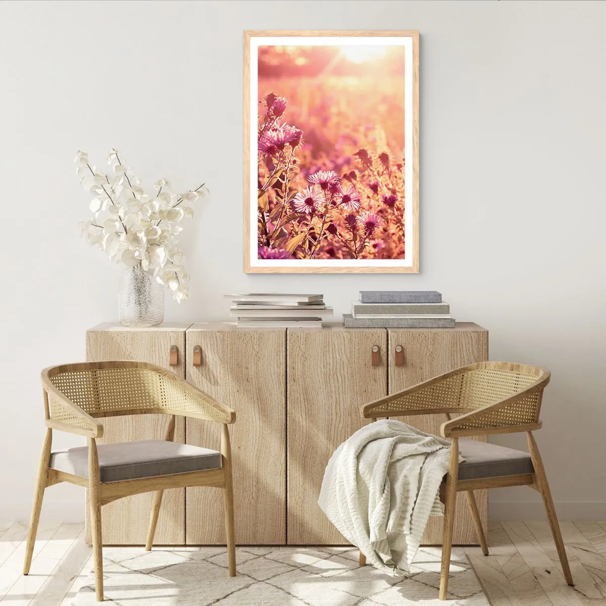 Poster in light oak frame - Before Summer Goes - 40x50 cm