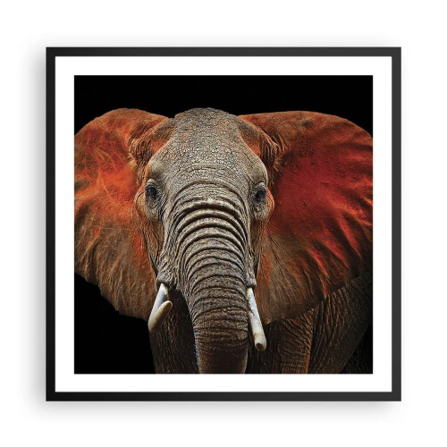 Poster in black frame - I am Wild, and You? - 60x60 cm