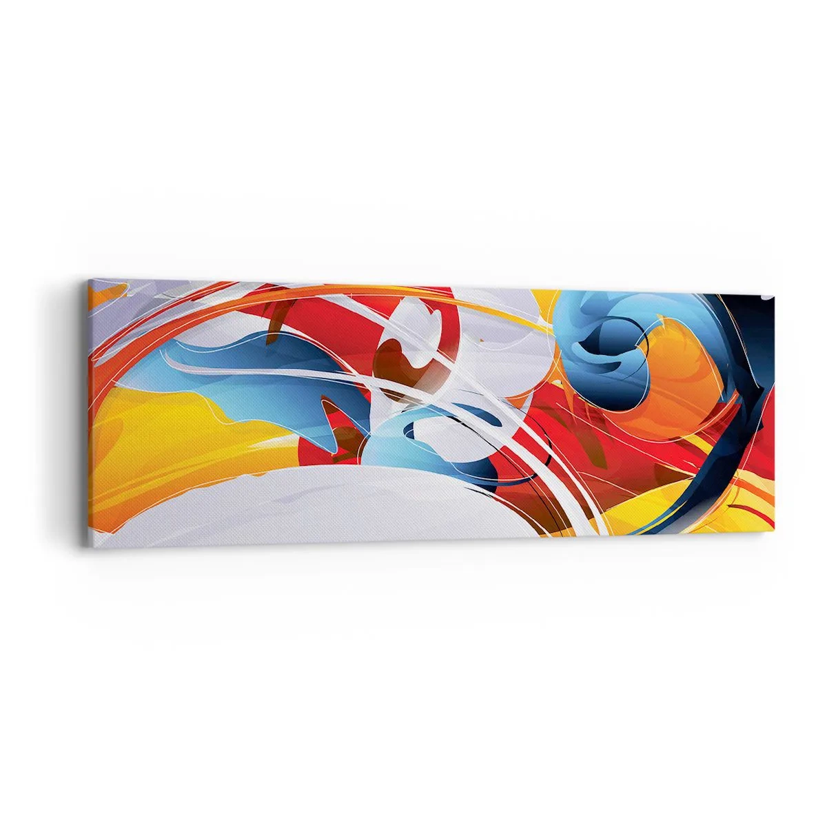 Canvas picture - Dance of Elements - 90x30 cm