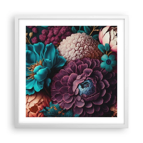 Poster in white frmae - Rich Nature - 50x50 cm