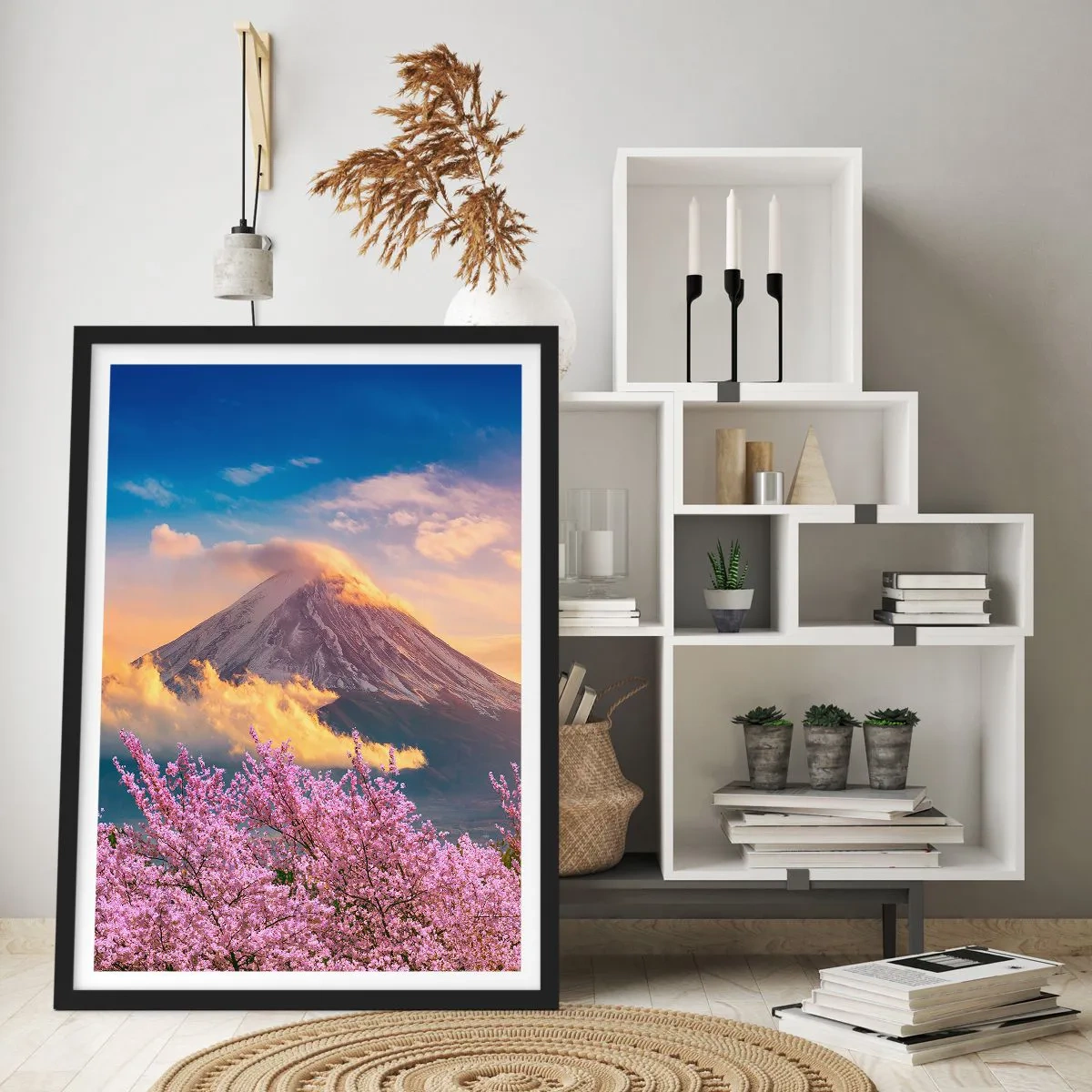 Poster in black frame - Japanese Sanctity - 70x100 cm