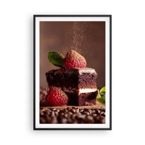 Poster in black frame - Life Is Sweet - 61x91 cm