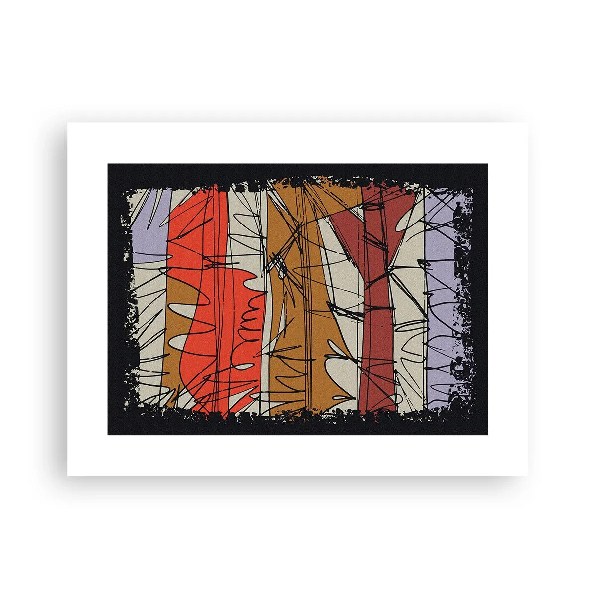 Poster - Spontaneous Composition - 40x30 cm