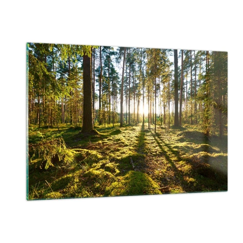 Glass picture - Deep in the Forest - 120x80 cm