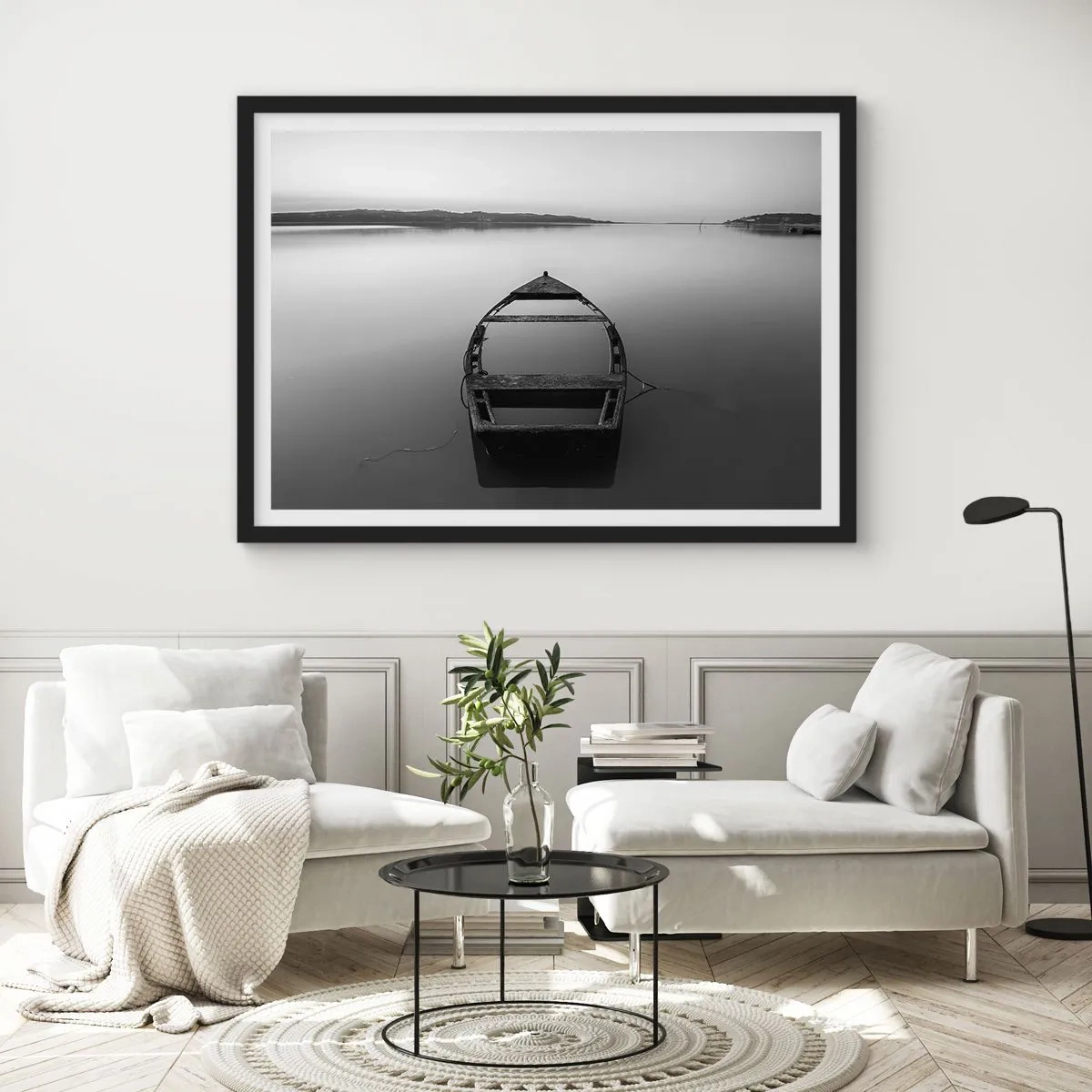 Poster in black frame - Longing and Melancholy - 50x40 cm