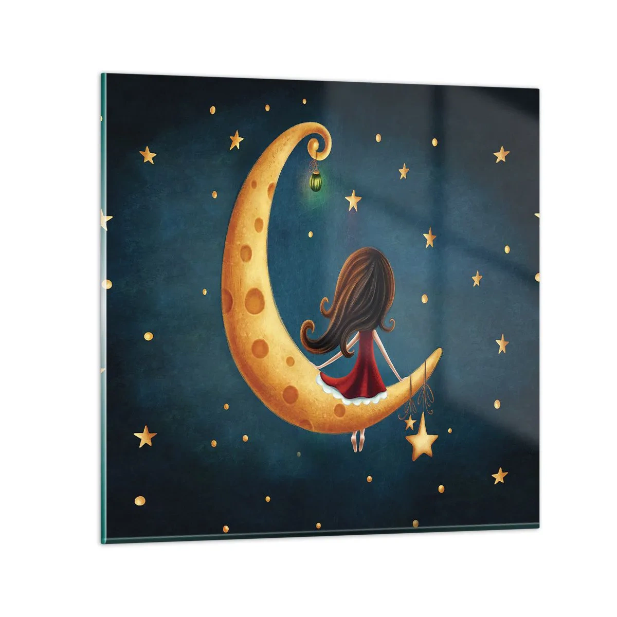 Glass picture - Once Upon a Time… - 70x70 cm