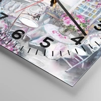 Clock face with numbers