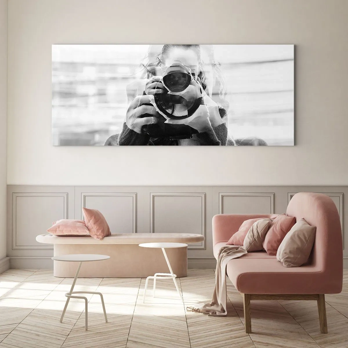Glass picture - Creator and the Creation - 100x40 cm