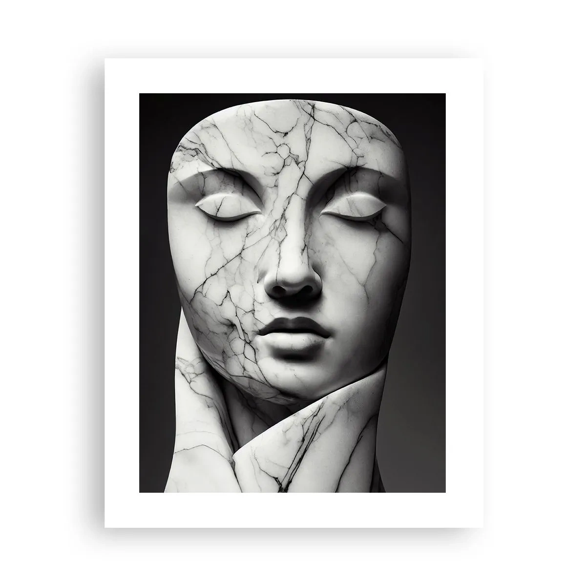 Poster - Marble Shapes - 40x50 cm