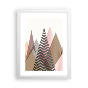 Poster in white frmae - View of the Piramide - 30x40 cm