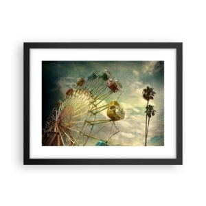 Poster in black frame - There Will Be Fun… - 40x30 cm