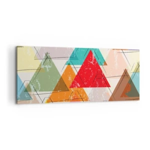 Canvas picture - Three by Three - 100x40 cm