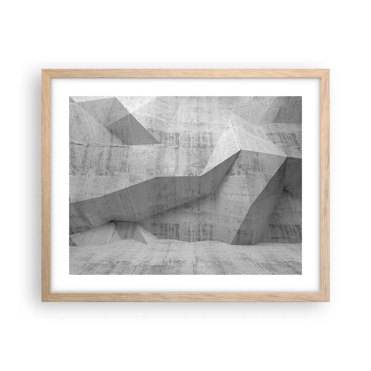 Poster in light oak frame - Real Challenge - 50x40 cm