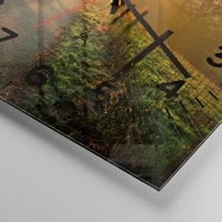 Clock face with numbers