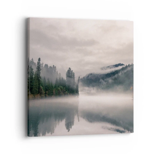 Canvas picture - Musing in the Fog - 40x40 cm