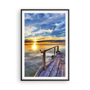 Poster in black frame - Wind is Taking a Break - 61x91 cm