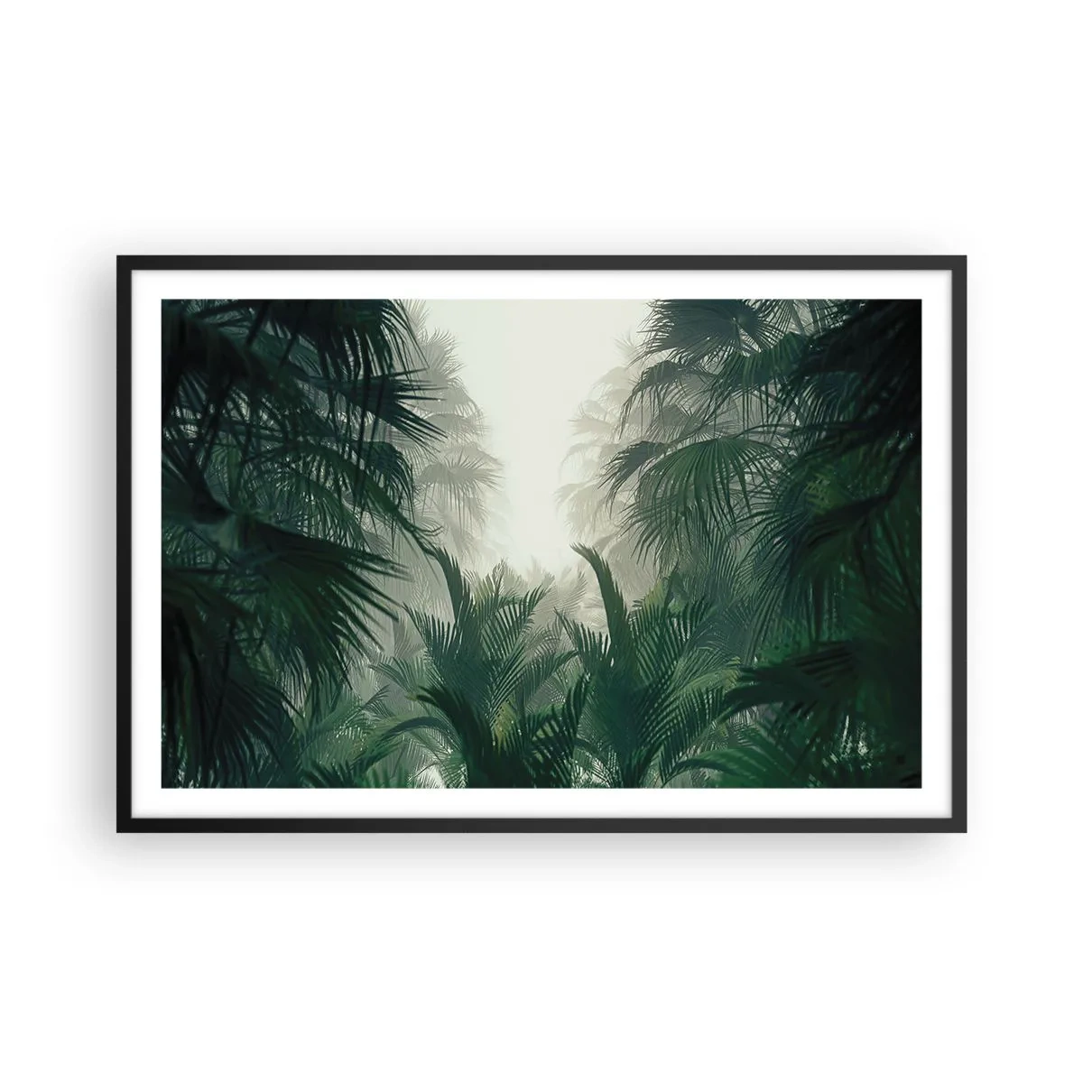 Poster in black frame - Tropical Secret - 91x61 cm