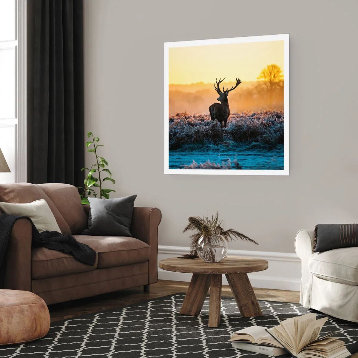 Poster - Crowned in Its Kingdom - 50x50 cm