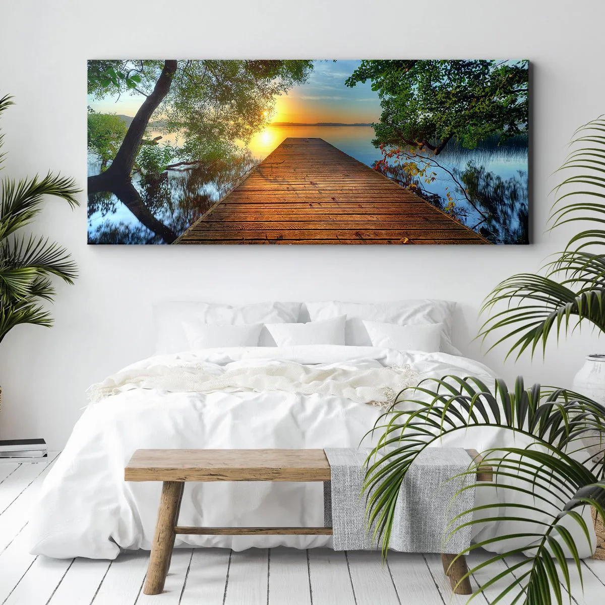 Canvas picture - Don't Hurry, Sit Down - 100x40 cm