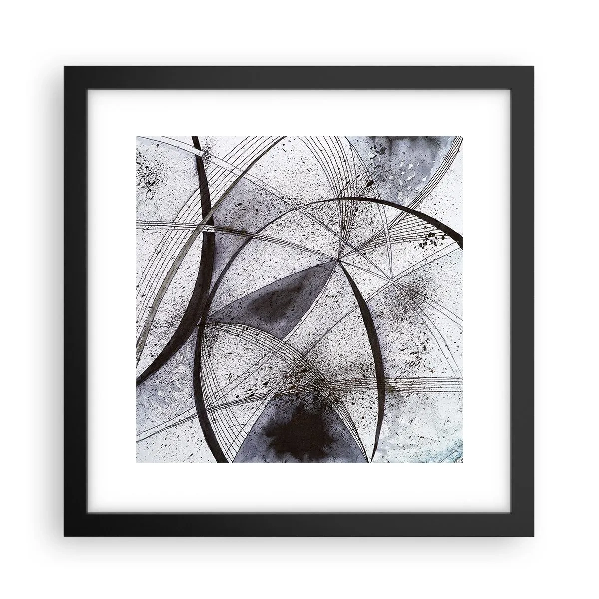 Poster in black frame - Futuristic Fantasy - 30x30 cm