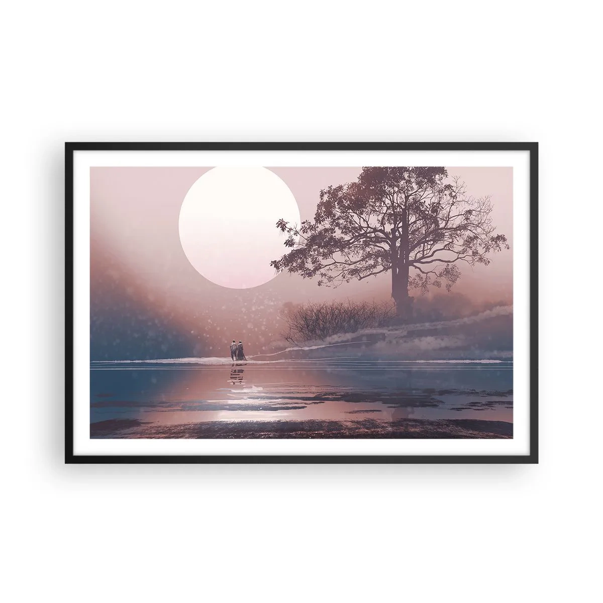 Poster in black frame - Night Quirks - 91x61 cm