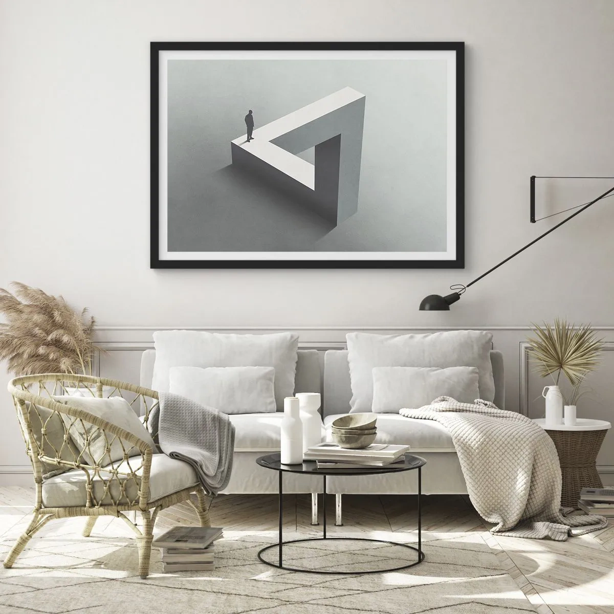 Poster in black frame - And Yet It Is Possible - 70x50 cm