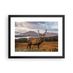 Poster in black frame - Majesty of Nature - 40x30 cm