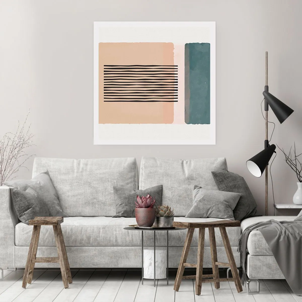 Poster - All in Order - 40x40 cm