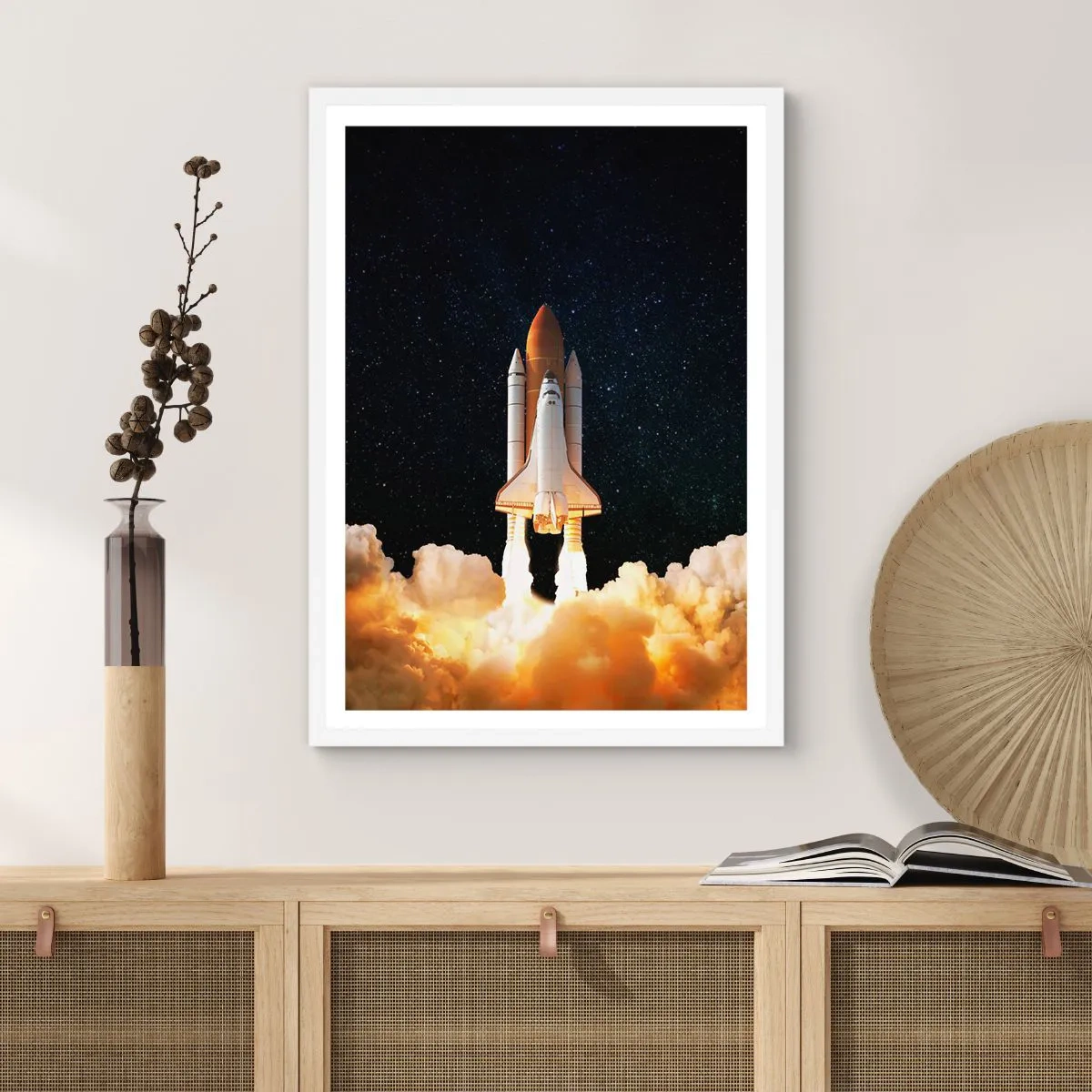 Poster in white frmae - As Astra! - 61x91 cm
