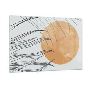 Glass picture - Always Towards the Sun - 120x80 cm