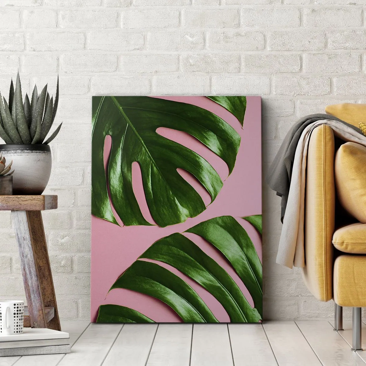 Canvas picture - Green Rendezvous - 70x100 cm