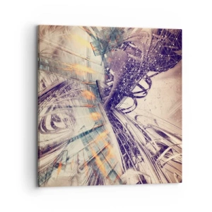 Canvas picture - At High Speed - 70x70 cm