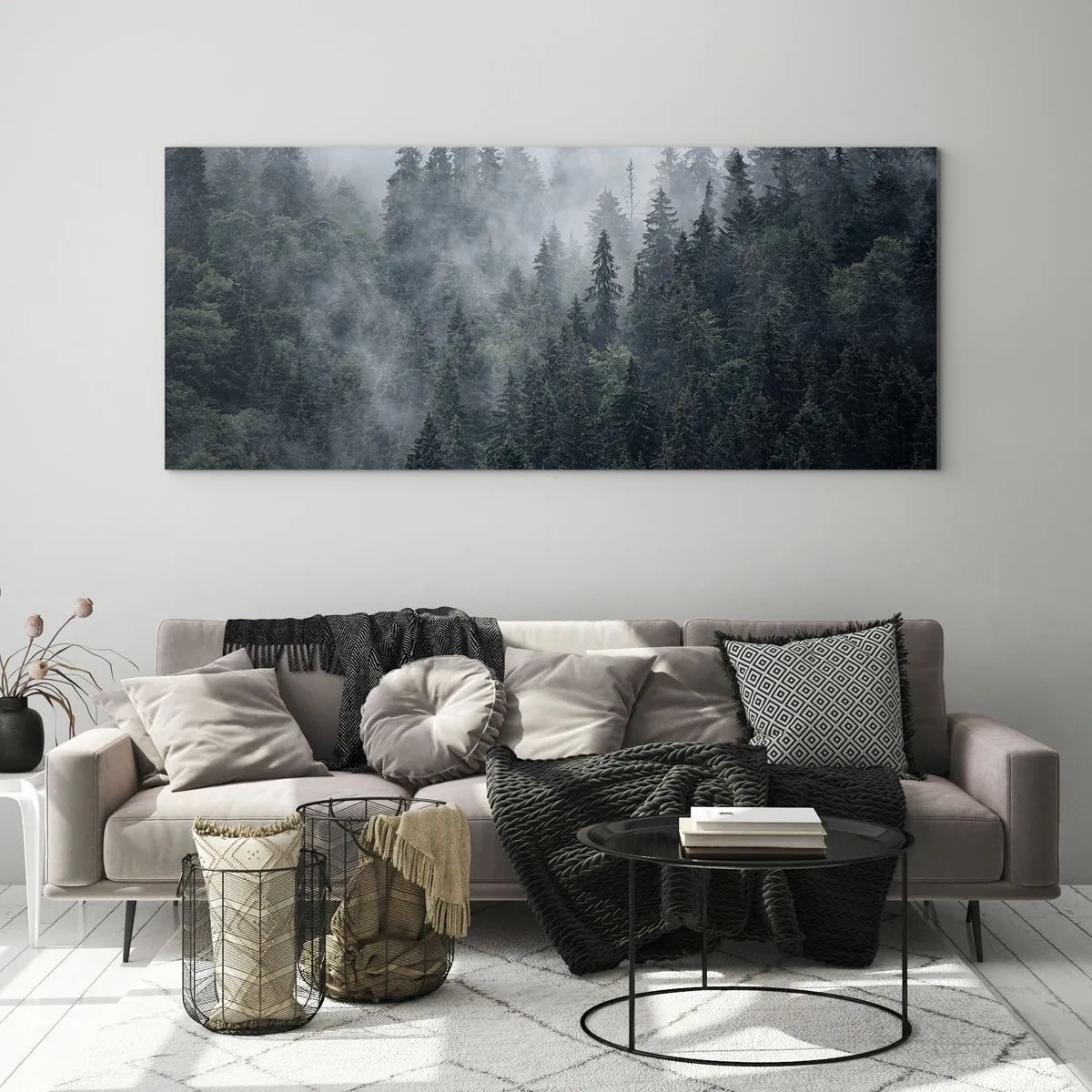 Glass picture - Forest World - 100x40 cm