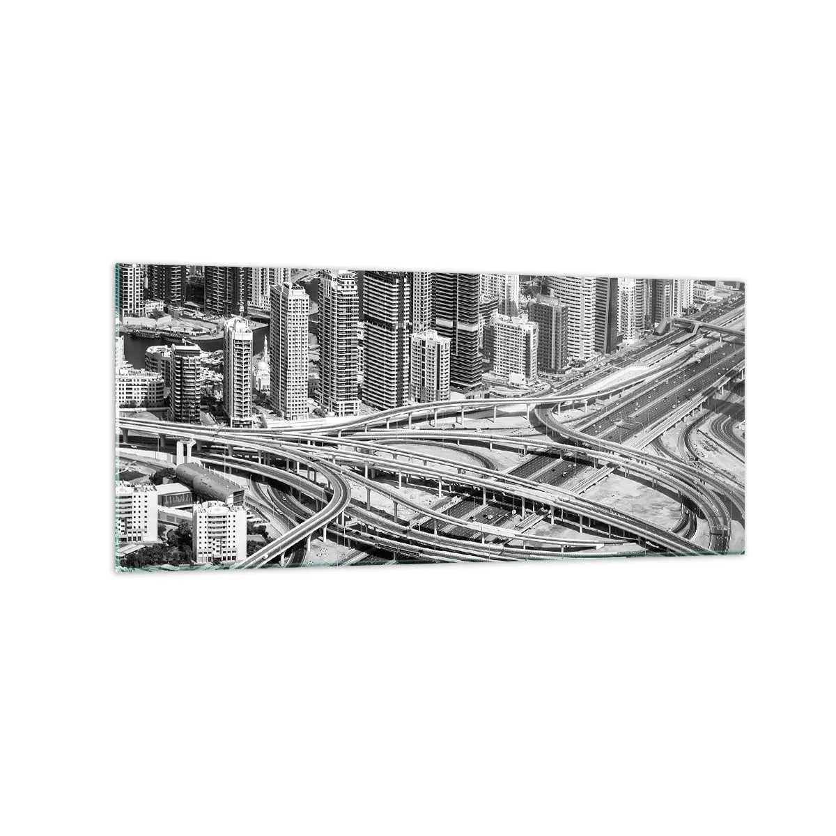 Glass picture - Dubai - Impossible City - 120x50 cm