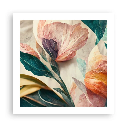 Poster - Flowers of Southern Islands - 50x50 cm