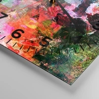 Clock face with numbers