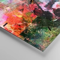 Clock face with lines