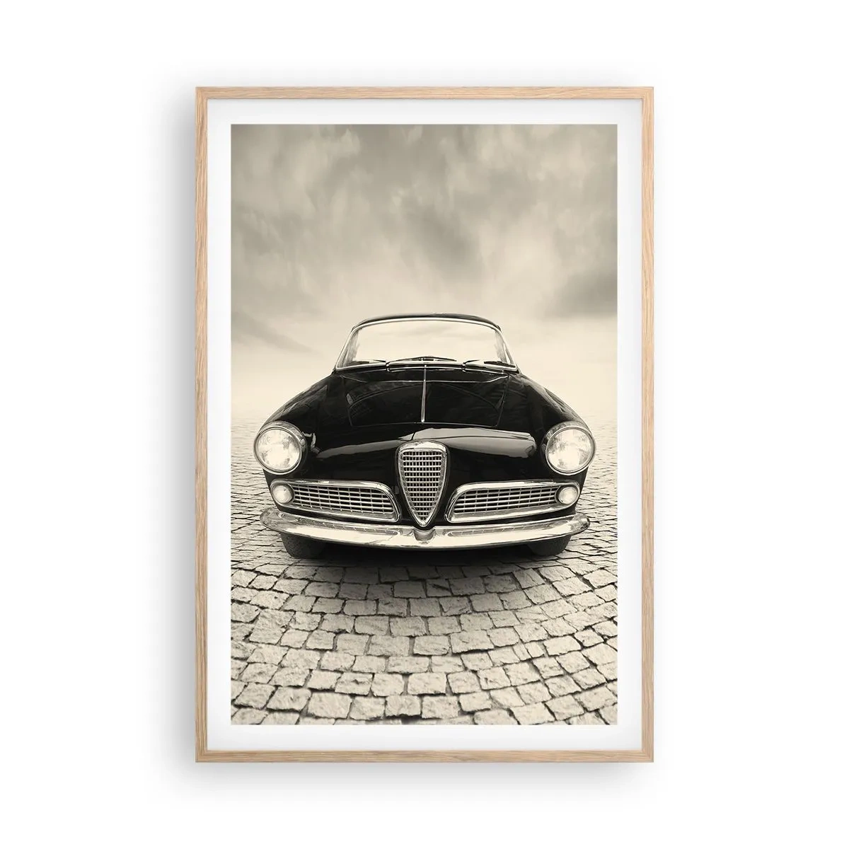 Poster in light oak frame - How Can You not Love Me? - 61x91 cm