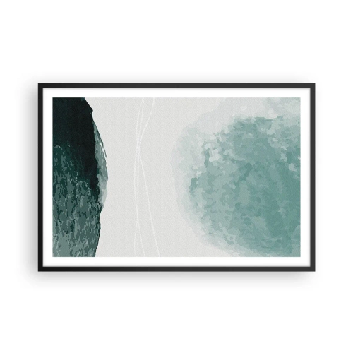 Poster in black frame - Encounter With Fog - 91x61 cm