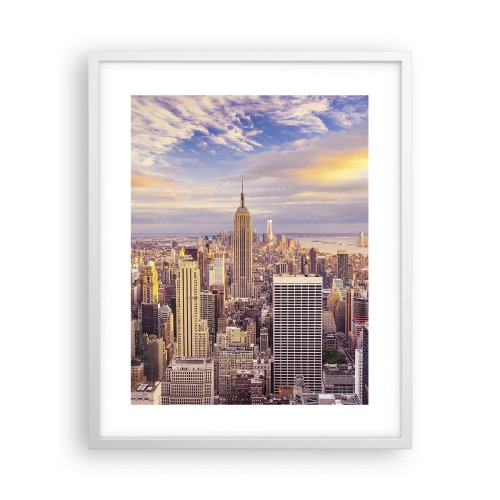 Poster in white frmae - Reaching the Clouds - 40x50 cm