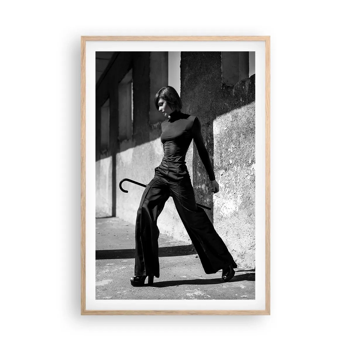 Poster in light oak frame - City Chic - 61x91 cm