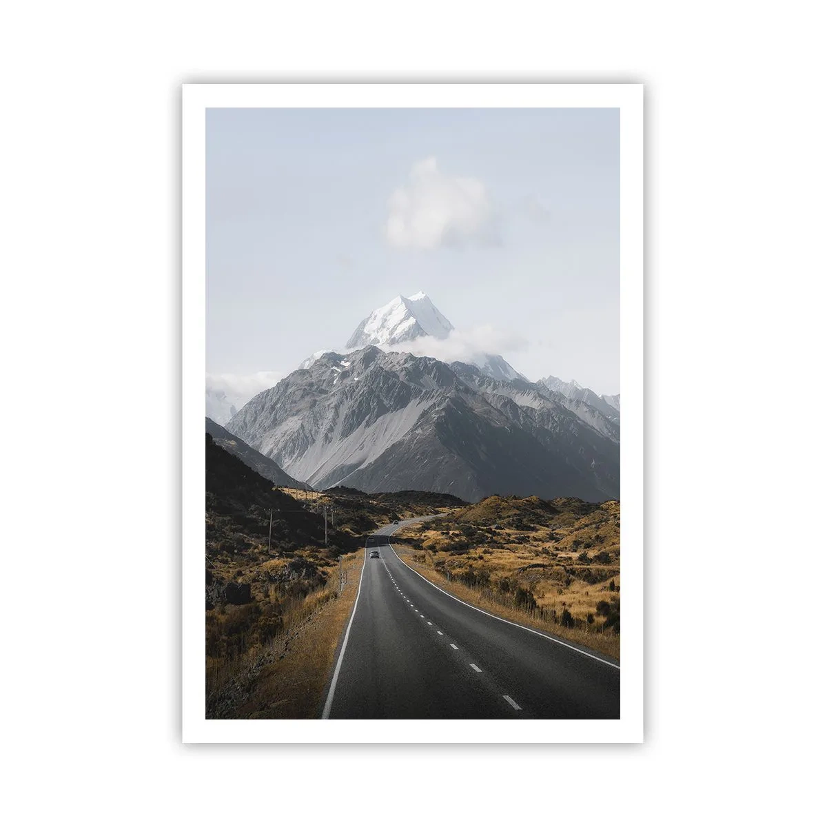 Poster - Road to the Heart of the Mountains - 70x100 cm