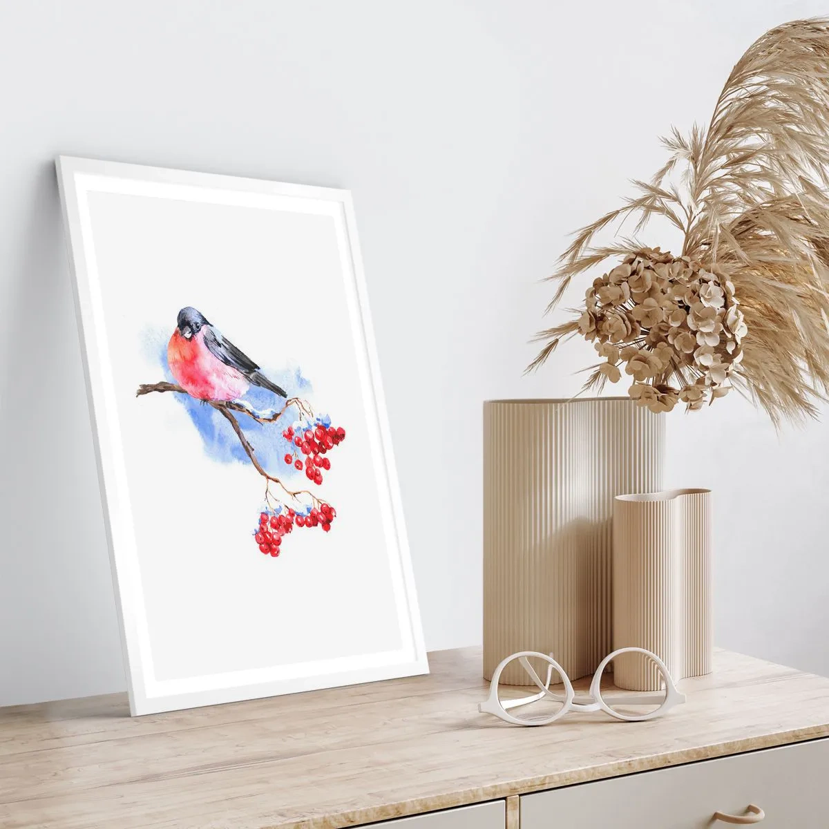 Poster in white frmae - Winter in Colour - 30x40 cm