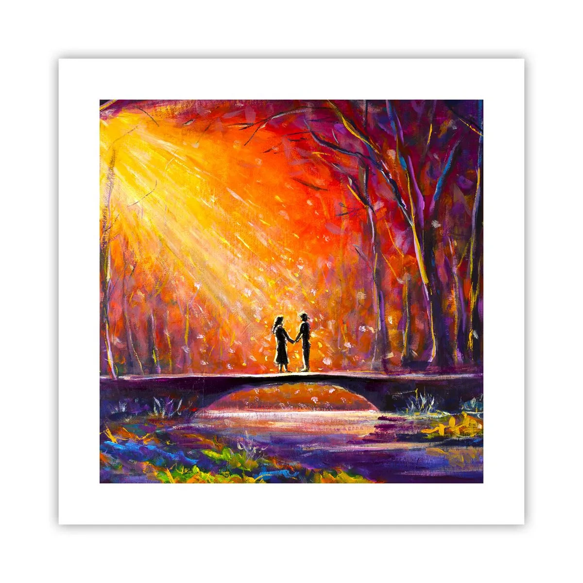 Poster - Heaven Loves Them Too - 40x40 cm