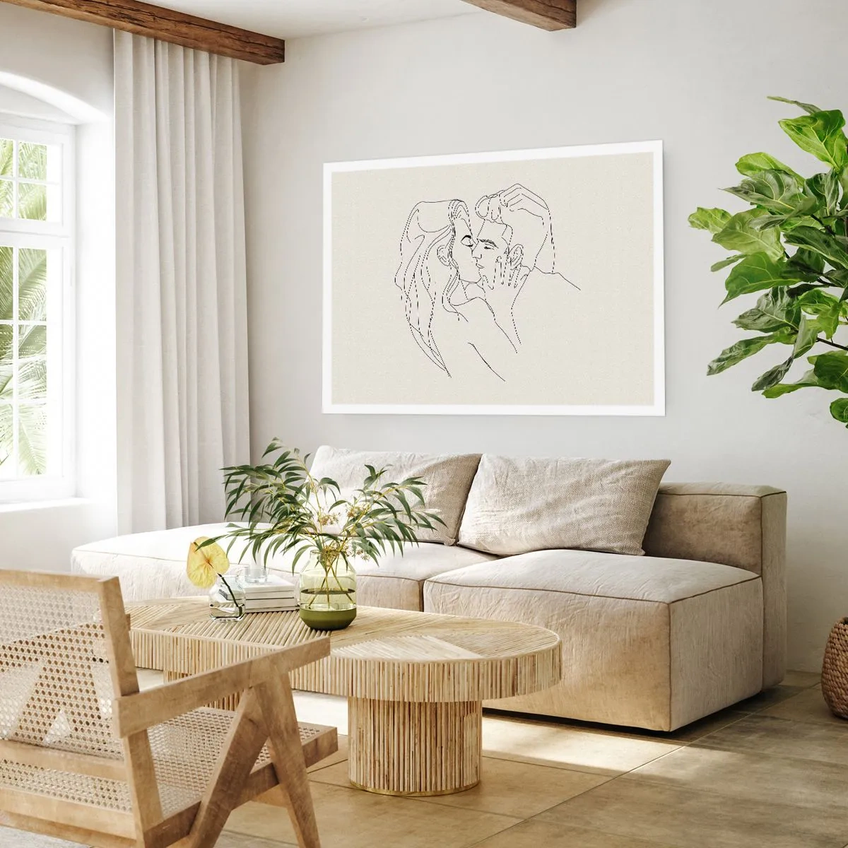 Poster - Tangled up by a Feeling - 100x70 cm