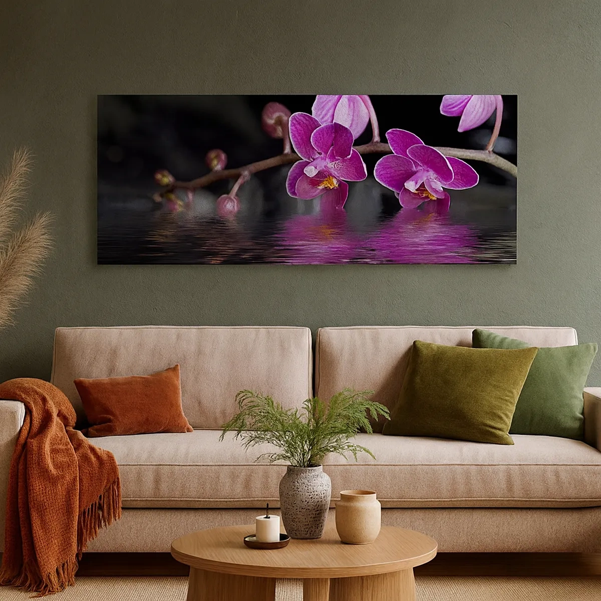 Canvas picture - Lilac Reflection of Beauty - 30x30 cm