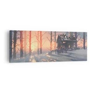 Canvas picture - Only the Sun Drops by - 140x50 cm
